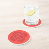 TheRoot Chakra Drink Onderschepper Zandsteen Onderzetter (Zijkant)