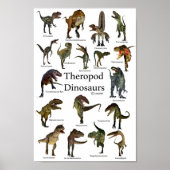 Theropod Dinosaurs Poster (Voorkant)