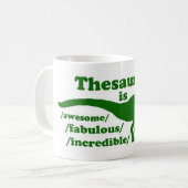 Thesaurus Dinosaur is Geweldige Koffiemok (Voorkant links)