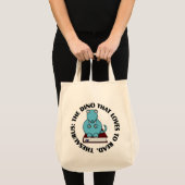 Thesaurus: Een dinosaurus die graag boeken leest Tote Bag (Voorkant (product))