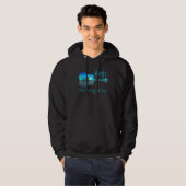 These Are Difficult Times Guitar Lake Shadow Music Hoodie (Voorkant volledig)