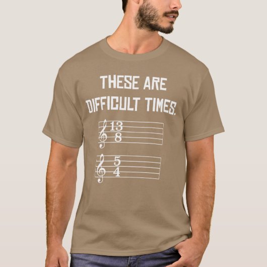 These Are Difficultimes Funny Musicshirts family T-shirt (Voorkant)