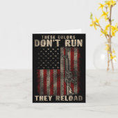 These-colors Don't Run They Reload, Gun.s With Usa Kaart (Gele Bloem)