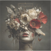 These Fleeting Lips — Gothic Fine Art Sticker (Voorkant)