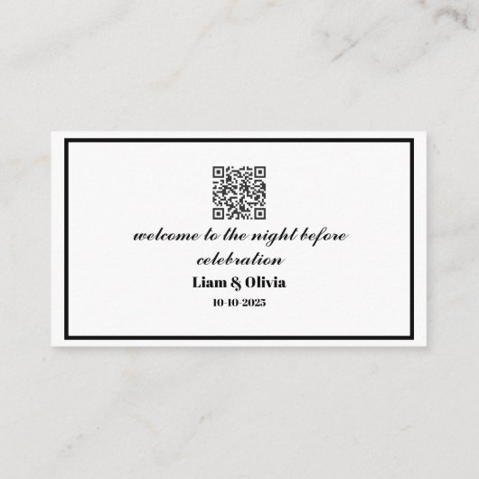 These Kids Are Getting Married The Night Before Informatiekaartje (Achterkant)