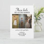 These Kids Are Getting Married The Night Before Kaart (Staand voorkant)