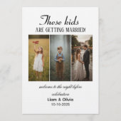 These Kids Are Getting Married The Night Before Kaart (Voorkant)