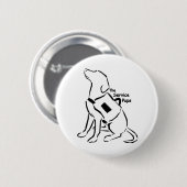 TheServicePups-Button Ronde Button 5,7 Cm (Voorkant /achterkant)