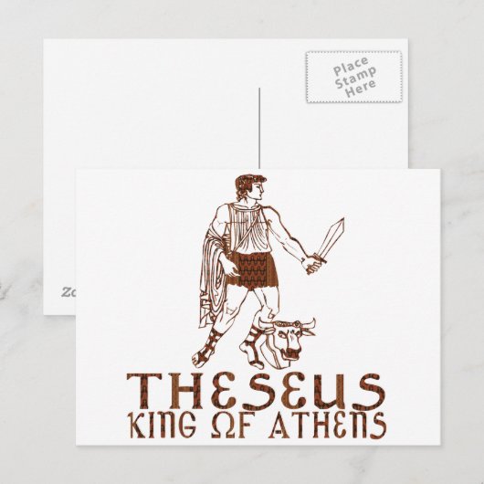 Theseus Briefkaart (Voorkant / Achterkant)