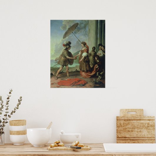 Theseus en Ariadne, Strijcker Poster (Keuken)