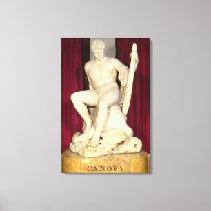 Theseus en de Minotaur, 1782 Canvas Afdruk