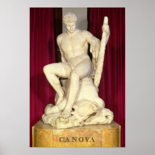 Theseus en de Minotaur, 1782 Poster