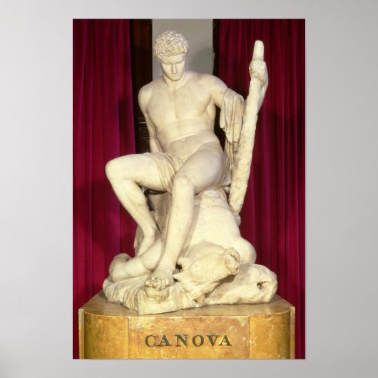 Theseus en de Minotaur, 1782 Poster (Voorkant)