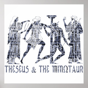 Theseus en de Minotaur Poster