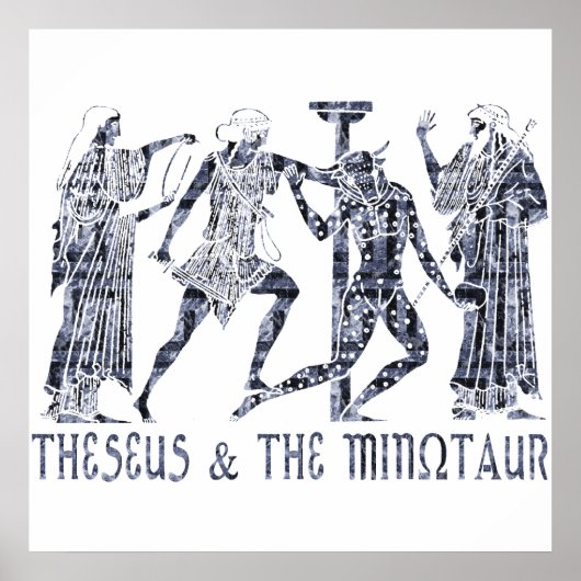 Theseus en de Minotaur Poster (Voorkant)