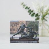 Theseus en het Briefkaart van de Minotaur (Staand voorkant)