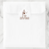 Theseus Ronde Sticker (Tas)