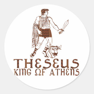 Theseus Ronde Sticker
