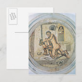 Theseus worstelt met de Minotaur Briefkaart (Voorkant / Achterkant)