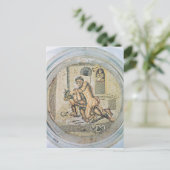 Theseus worstelt met de Minotaur Briefkaart (Staand voorkant)