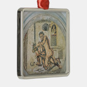 Theseus worstelt met de Minotaur Metalen Ornament (Rechts)