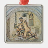 Theseus worstelt met de Minotaur Metalen Ornament (Voorkant)