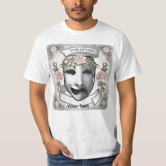 Thespiaanse Actormaskers T-shirt (Voorkant)