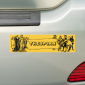 Thespian Bumpersticker (Op auto)
