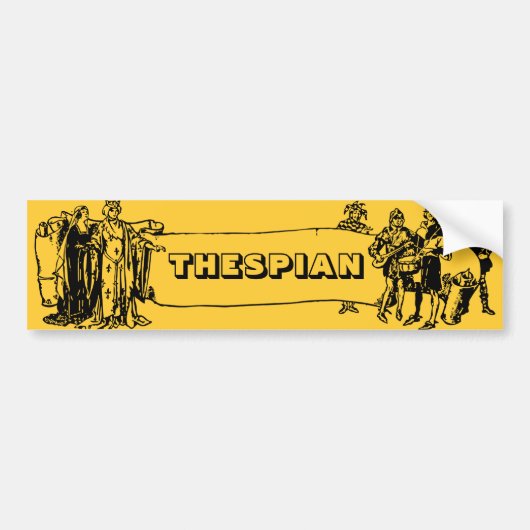 Thespian Bumpersticker (Voorkant)
