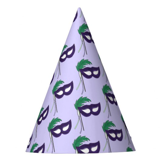 Thespian Drama Theater Maskerade Masker Mardi Gras Feesthoedjes (Voorkant)