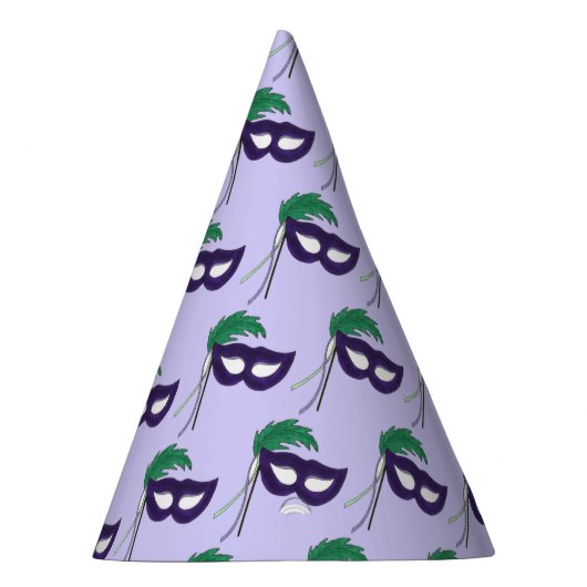 Thespian Drama Theater Maskerade Masker Mardi Gras Feesthoedjes (Rechts)