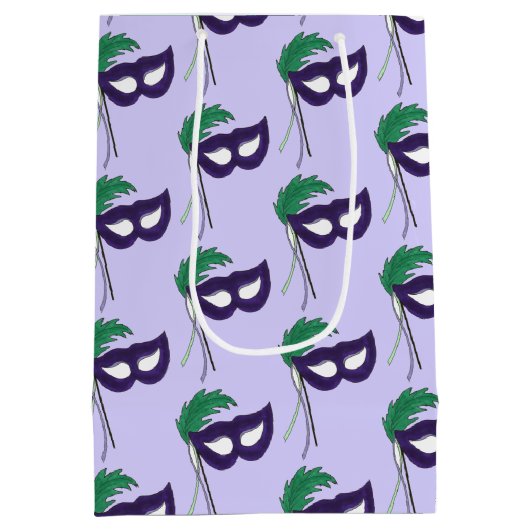 Thespian Drama Theater Maskerade Masker Mardi Gras Medium Cadeauzakje (Achterkant)