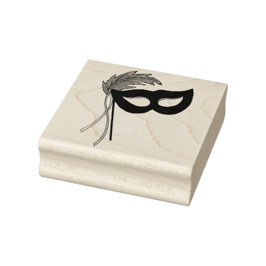 Thespian Drama Theater Maskerade Masker Mardi Gras Rubberstempel (Stempel)