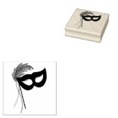 Thespian Drama Theater Maskerade Masker Mardi Gras Rubberstempel (Gestempeld)