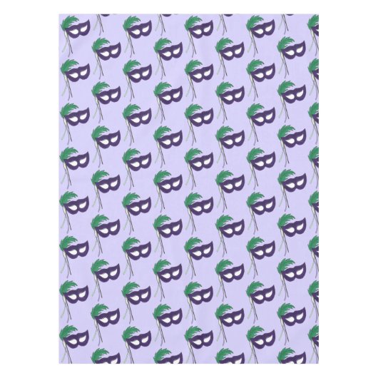 Thespian Drama Theater Maskerade Masker Mardi Gras Tafelkleed (Voorkant)