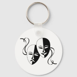 Thespian Mmaskers Sleutelhanger