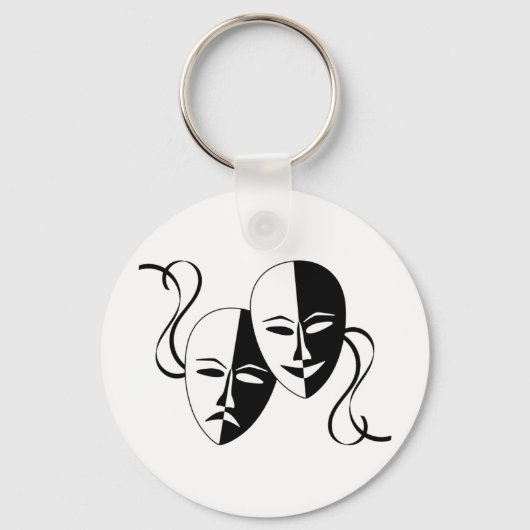 Thespian Mmaskers Sleutelhanger (Voorkant)