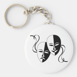 Thespian Mmaskers Sleutelhanger