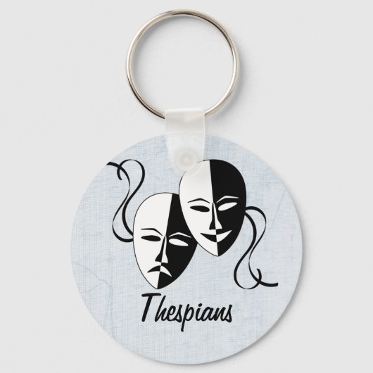 Thespian Mmaskers  Sleutelhanger (Voorkant)