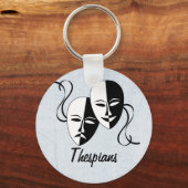Thespian Mmaskers  Sleutelhanger (Voorkant)