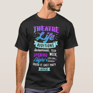 Thespian van theater Life Creative Drama Theater T-shirt