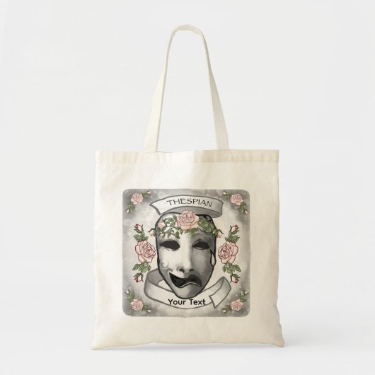 Thespis Acteur Maskers Tote Bag (Voorkant)