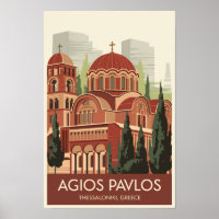 Thessaloniki Agios Pavlos Reizen Kunst Vintage
