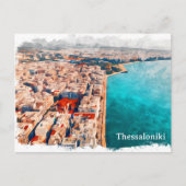 Thessaloniki Griekenland Panorama Uitzicht Briefkaart (Voorkant)