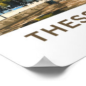 Thessaloniki Griekenland Reisprint Poster (Hoek)