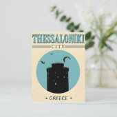 Thessaloniki stad Griekenland roeping souvenir Briefkaart (Staand voorkant)