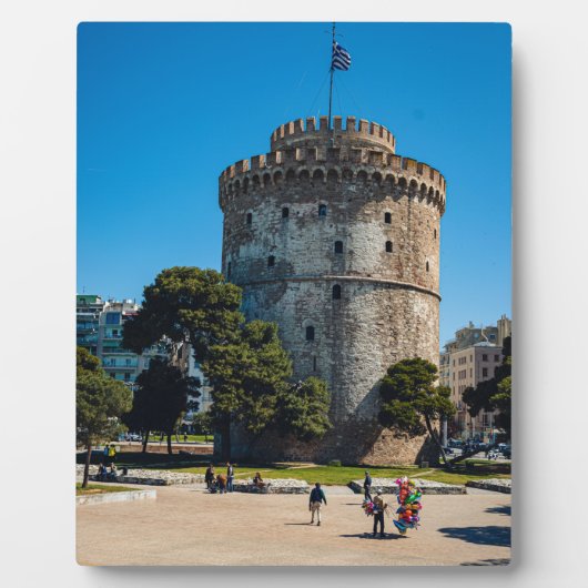 Thessaloniki White Tower Fotoplaat (Voorkant)