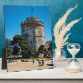 Thessaloniki White Tower Fotoplaat (Zijkant)