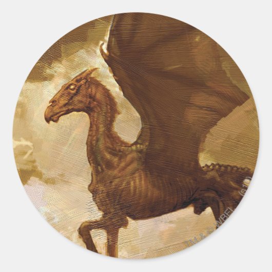 Thestral Ronde Sticker (Voorkant)
