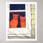 TheSuperiorCat - Binnenuitkijkend Poster (Voorkant)